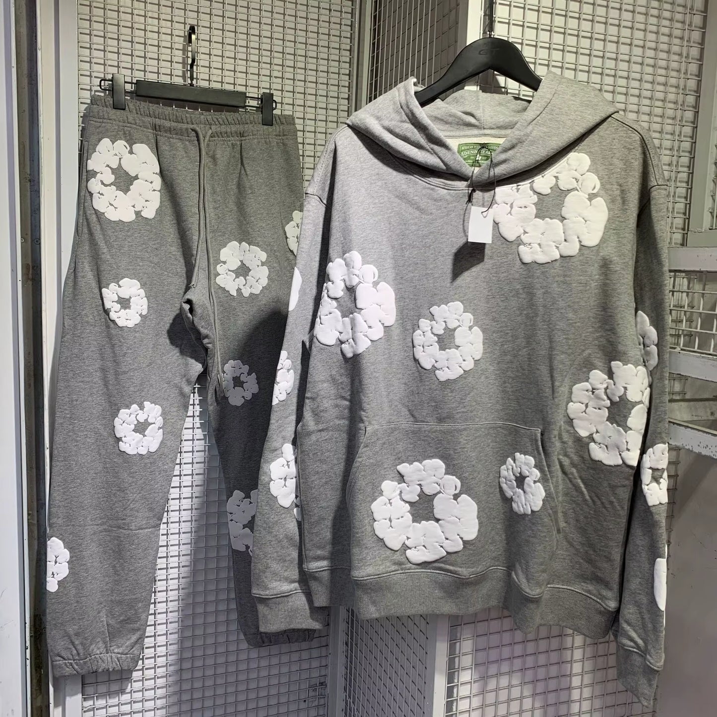 New Hot Selling Fashion Cotton Hooded Sweatshirt, European and American Hip Hop Printed Fashion Women'S Sports Set