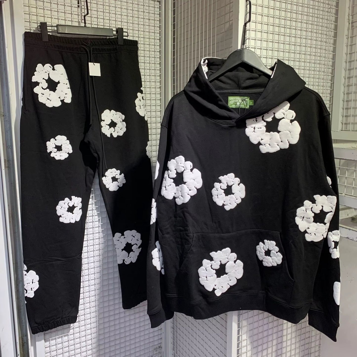 New Hot Selling Fashion Cotton Hooded Sweatshirt, European and American Hip Hop Printed Fashion Women'S Sports Set